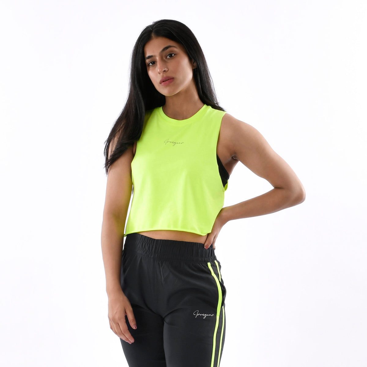 Training Drop Arm Crop Tank