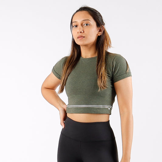 Warrior 360° Crop Tee Half Sleeves